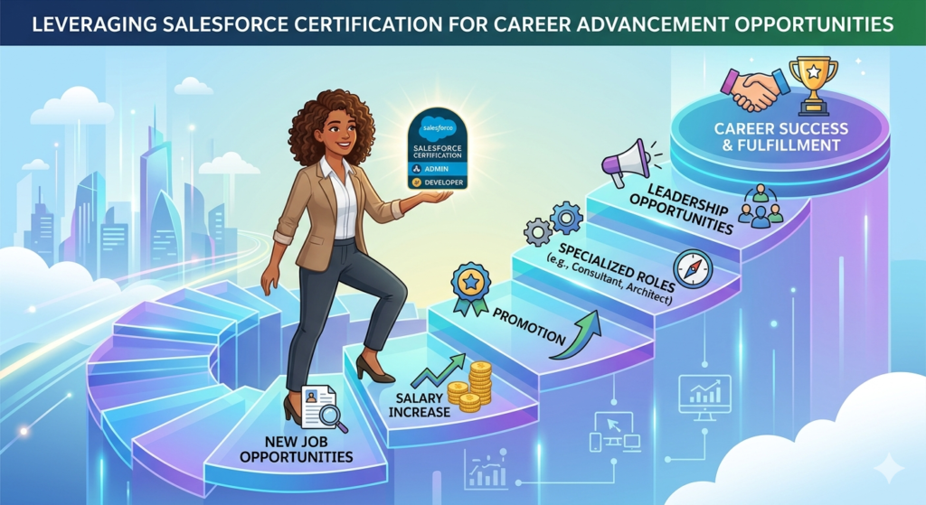 Career leverage Salesforce Certification advancement opportunities