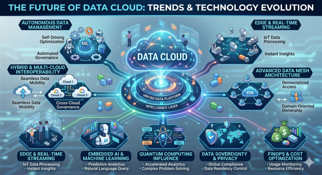 Data Cloud Future trends evolution and technology advancement