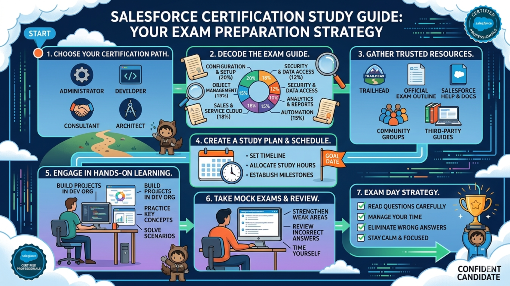 Exam preparation strategy Salesforce Certification study guide