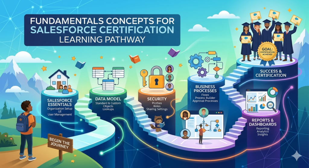 Fundamentals concepts Salesforce Certification learning pathway