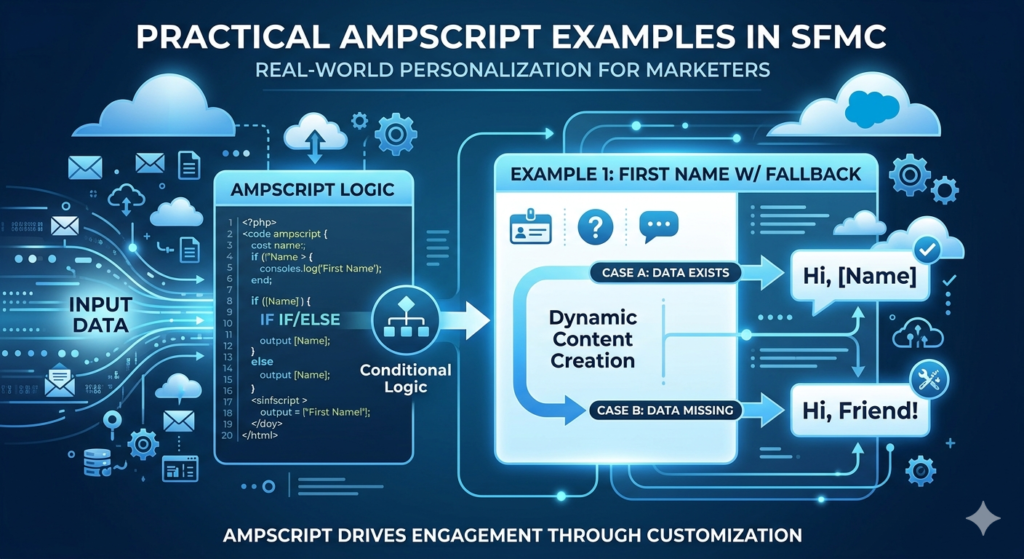 SFMC AMPscript tutorial