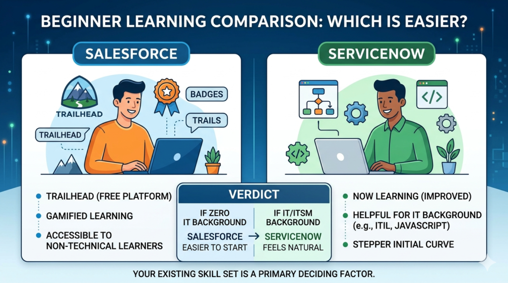 ServiceNow Vs Salesforce 