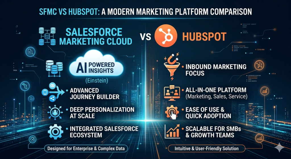 salesforce marketing cloud vs hubspot