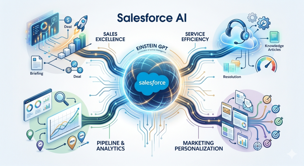 salesforce einstein GPT vs openAI 