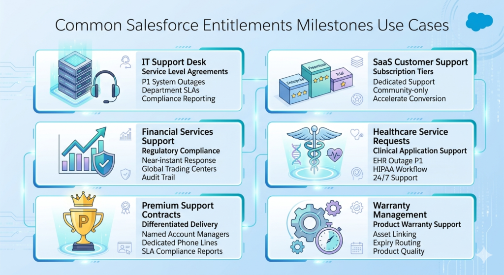 Salesforce Entitlements and Milestones