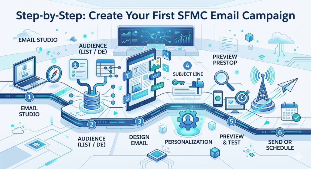 SFMC Email Studio tutorial