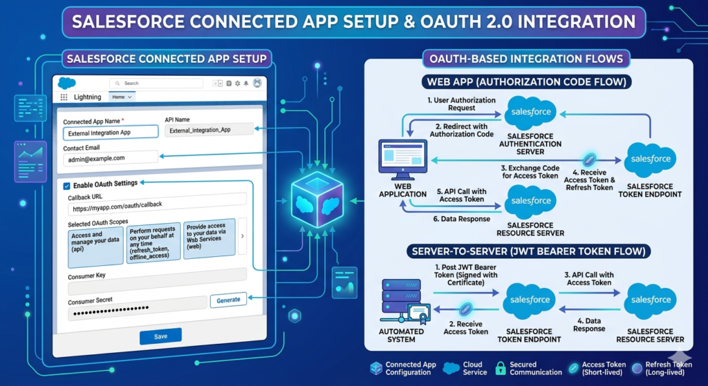 salesforce connected app setup