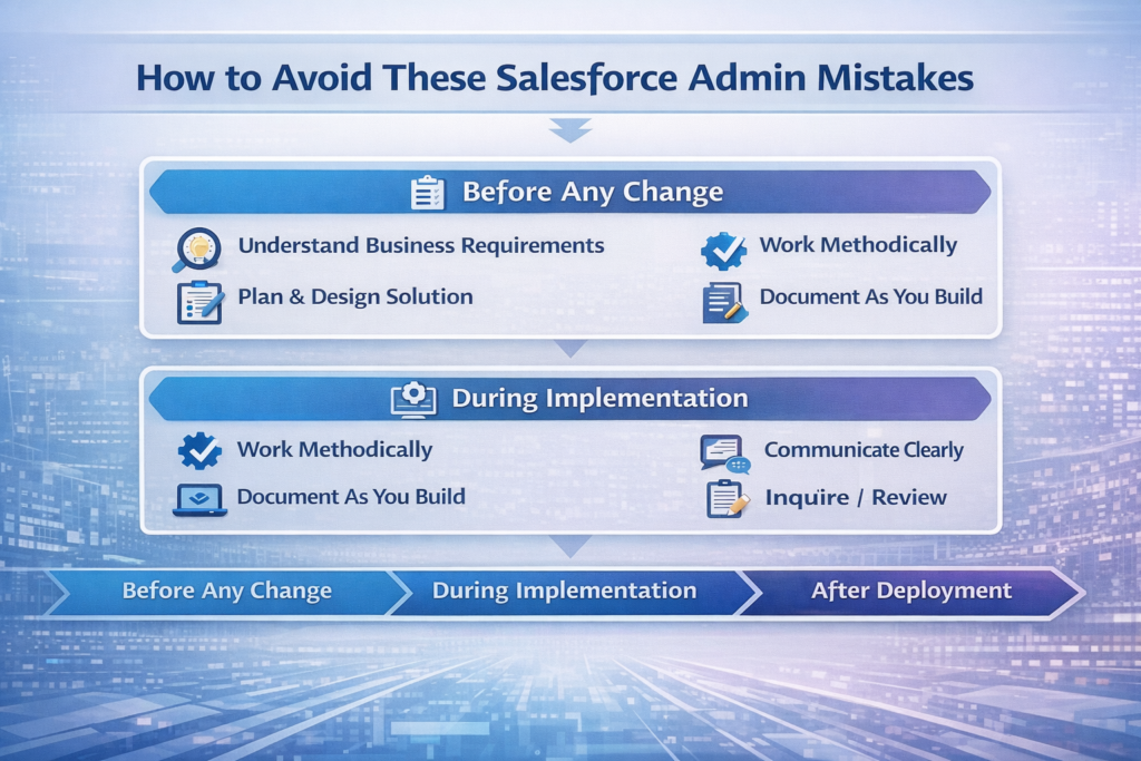 Salesforce Admin Mistakes Freshers