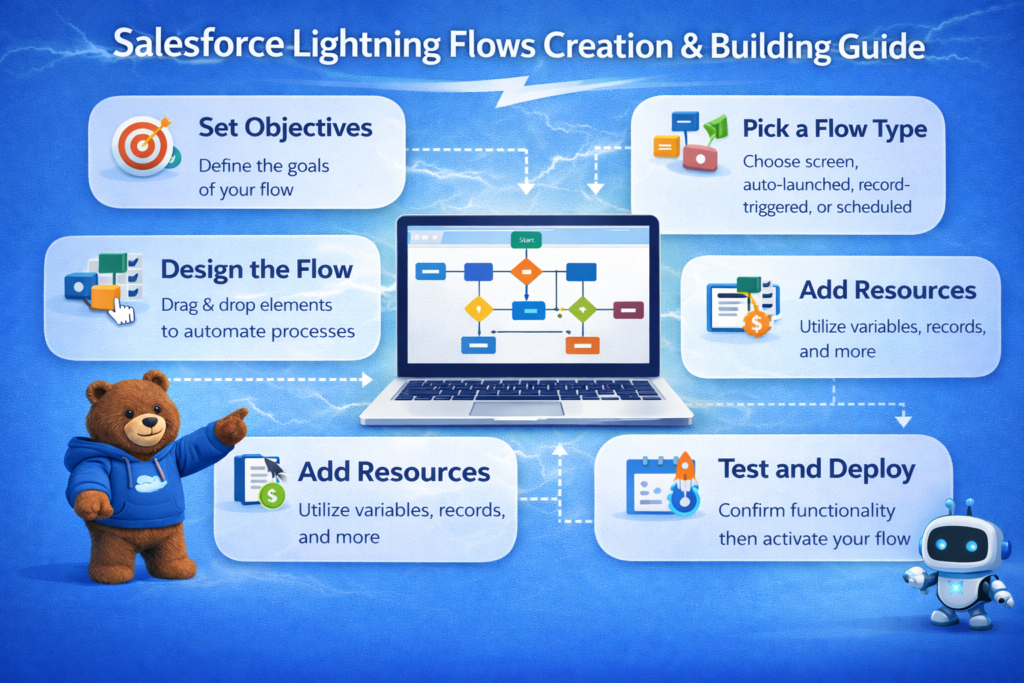 Salesforce Lightning Flows creation and building guide