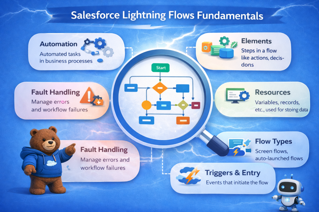 Salesforce Lightning Flows fundamentals concepts