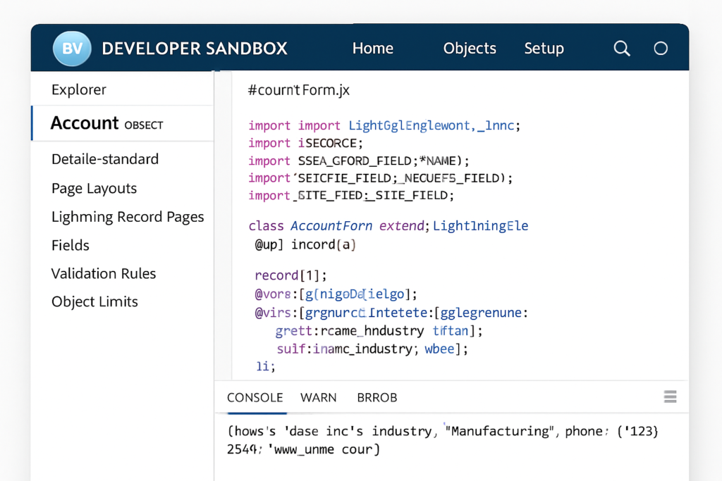 Salesforce Platform 2026 development environment