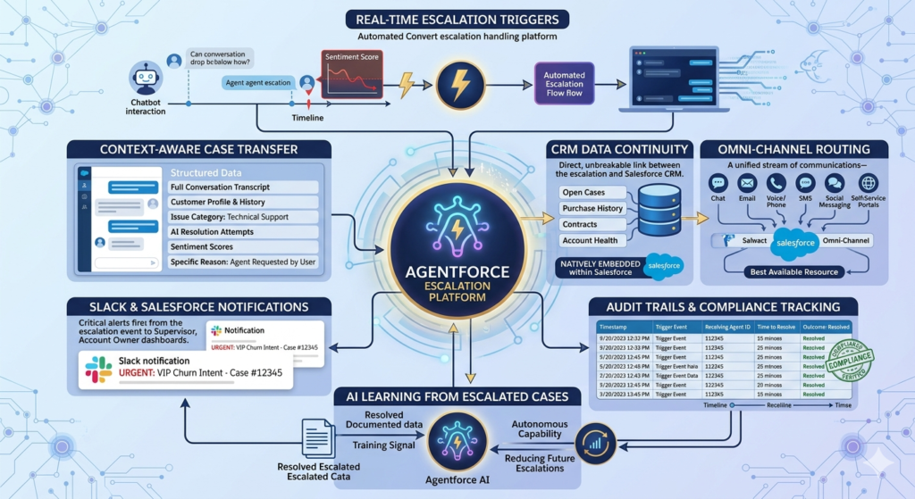 agentforce escalation handling