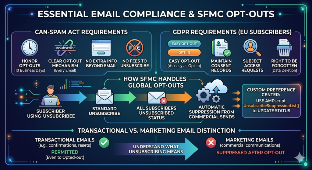 SFMC preference center