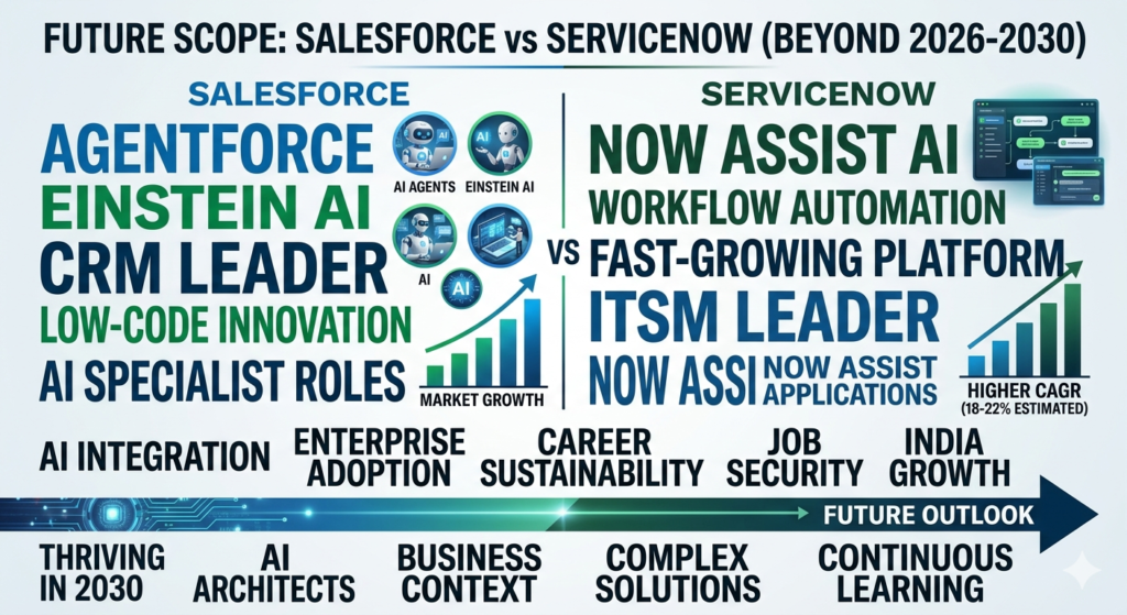 Salesforce vs ServiceNow best career in 2026