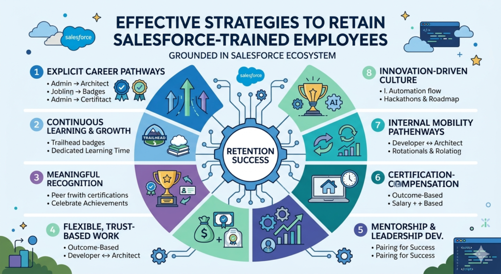 retain salesforce trained employees