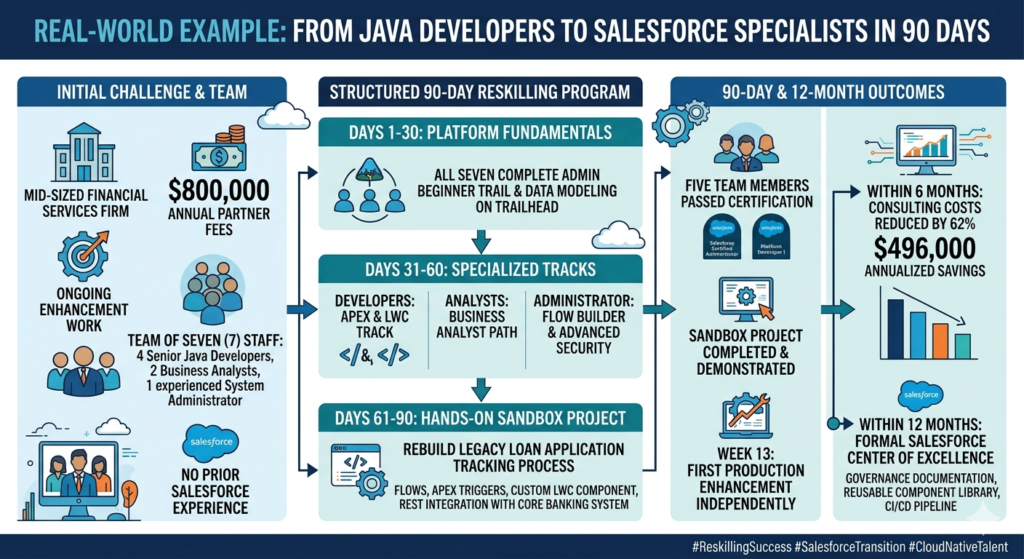 upskilling IT teams on Salesforce
