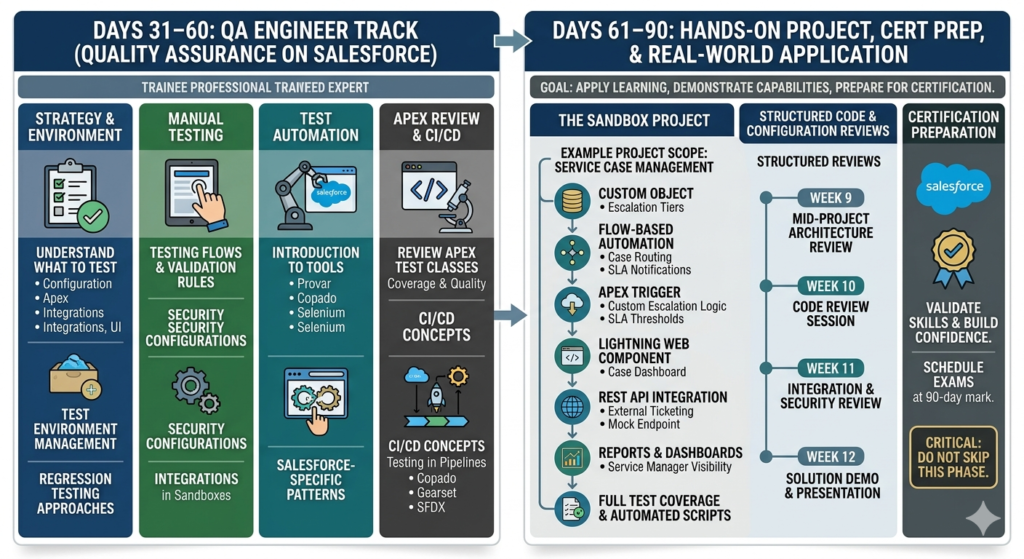 upskilling IT teams on Salesforce