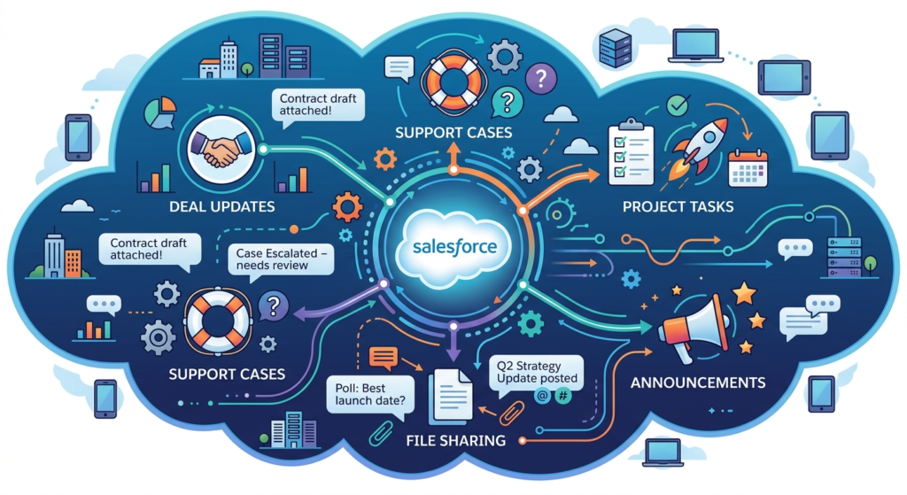 salesforce chatter setup