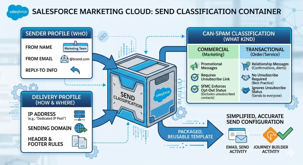 sfmc send classification