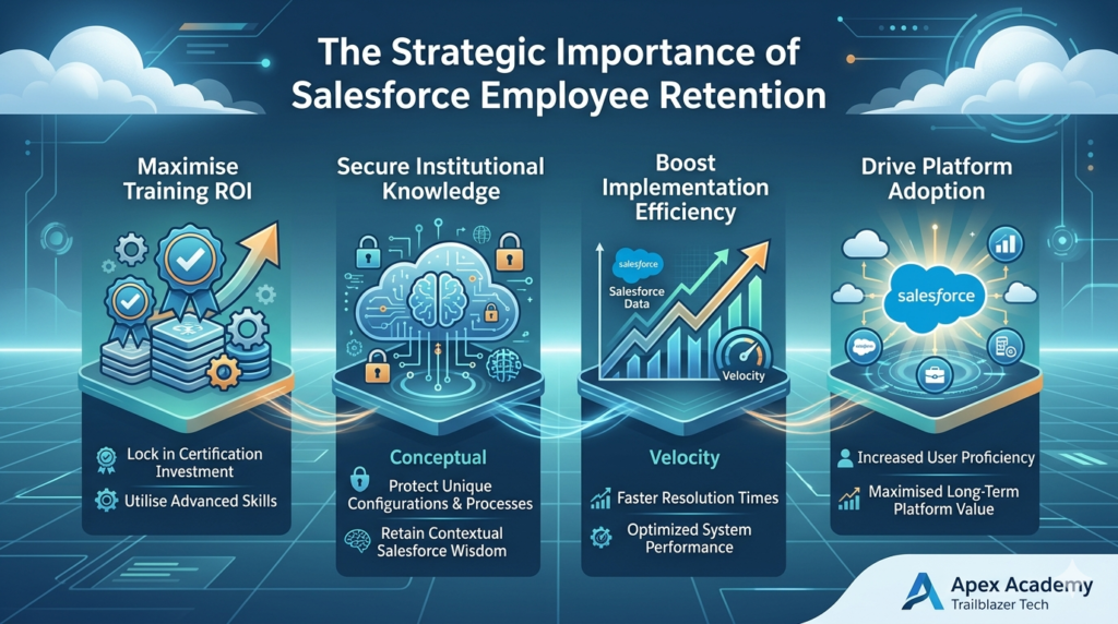 retain salesforce trained employees