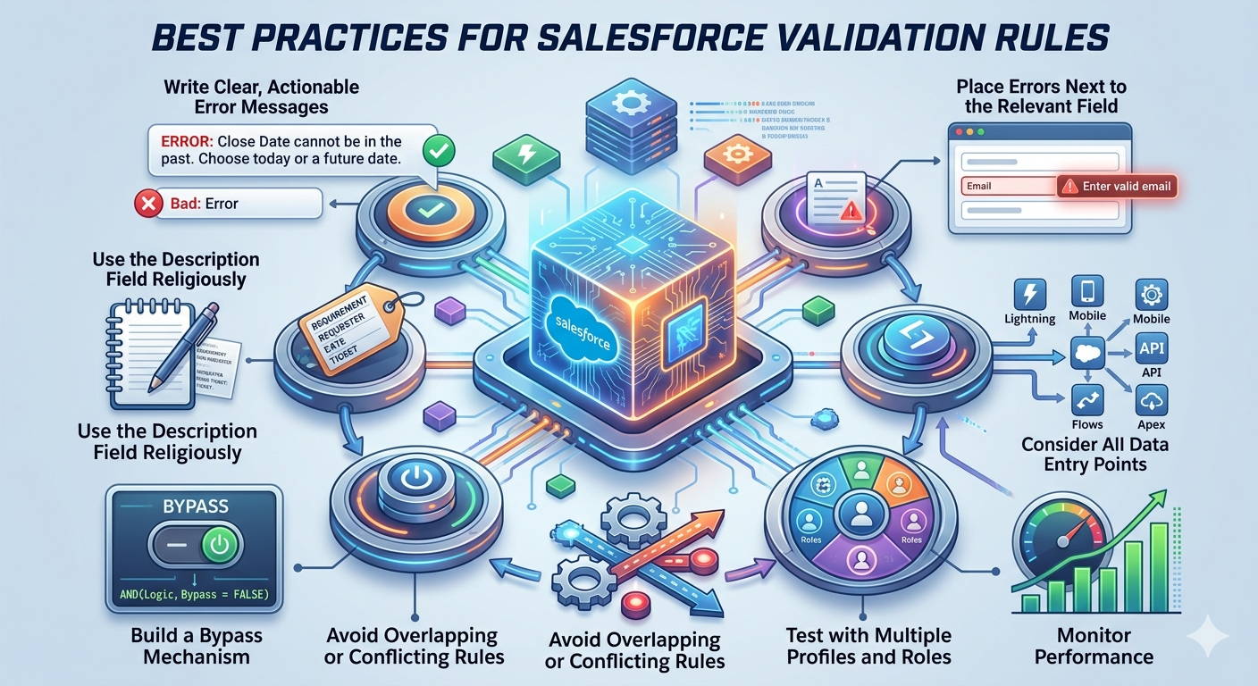 Salesforce Validation Rules — 15 Common Examples with Code – RizeX Labs ...