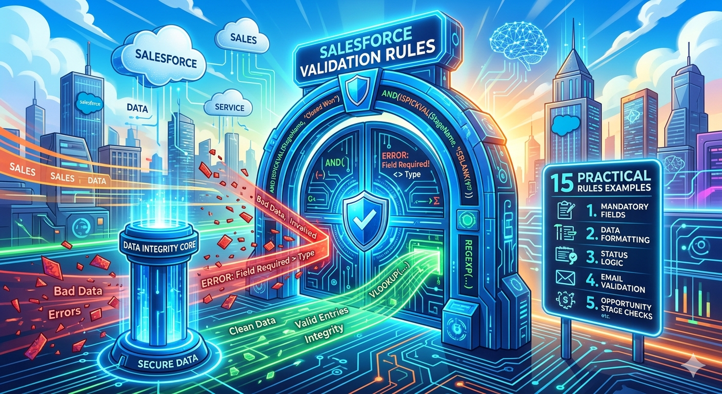 Salesforce Validation Rules — 15 Common Examples with Code – RizeX Labs ...